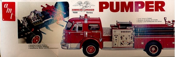AMT ERTL American LaFrance 1000 Series Pumper Fire Truck 1/25 Model Kit #6669 for sale online 