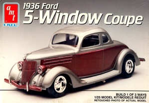 1936 Ford Five-Window Coupe (3 'n 1)  (1/25) (fs)