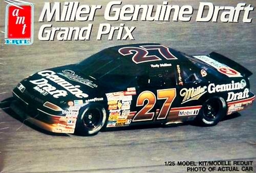 NASCAR DECAL # 2 MILLER GENUINE DRAFT 1994 THUNDERBIRD RUSTY WALLACE 1/24 