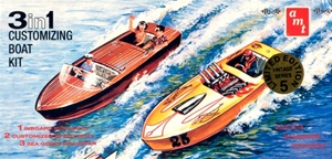 1959 Customizing Speed Boat (3 'n 1) (1/25) (fs)