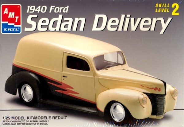 AMT ERTL Ford Sedan Delivery Van 1940 Model Car Kit #31889 1 25 for sale online 