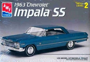1963 Chevy Impala SS (2 'n 1) Stock or Custom (1/25) (fs)