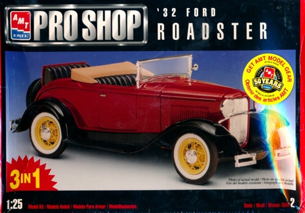 Details about   '32 FORD ROADSTER AMT ERTL 1980'S 1:25 FACTORY SEALED 