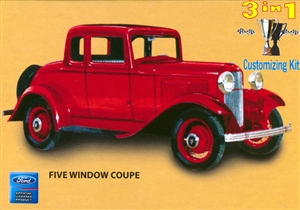 1932 Ford Five Window Coupe (3 'n 1) (1/25) (fs)