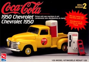 1950 Chevy Pickup  with Diecast Coke Machines (1/25) (fs)