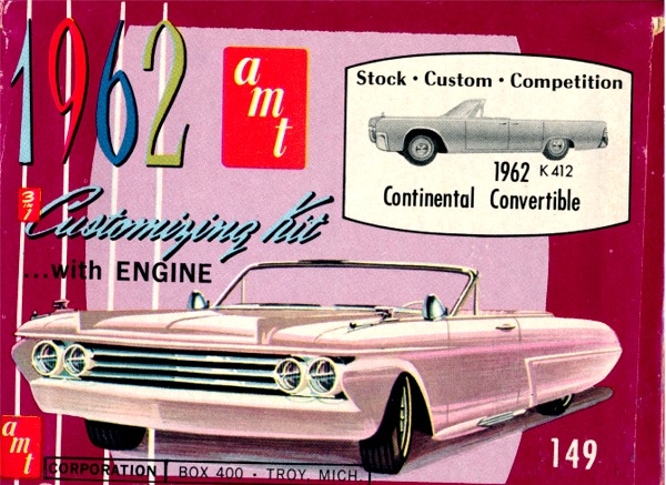 1962 Lincoln Continental Convertible (3 'n 1) Stock, Custom or