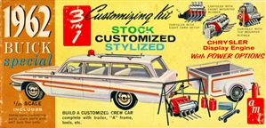 1962 Buick Special Station Wagon with Trailer (3 'n 1) Stock, Custom or Stylized (1/25)