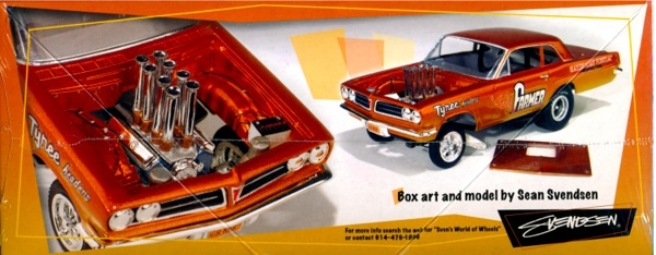 Jimmy Flintstone 86 '63 Pontiac Tempest AFX Altered Wheelbase body kit 1/25