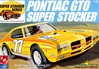 1970 Pontiac GTO Super Stocker from MPC tooling with racing chassis  (1/25) (fs)