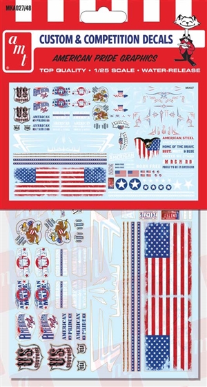 American Pride Graphic Custom Decals (1/25) (fs)