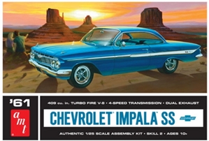 1961 Chevy Impala SS Hardtop (1/25) (fs) Damaged Box