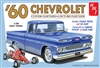 1960 Chevy Custom Fleetside Pickup with Go Kart (1/25) (fs)