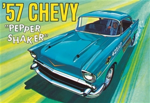 1957 Chevy "Pepper Shaker"  (3 'n 1) Stock, Custom, Drag Gasser (1/25) (fs)