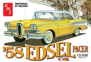 1958 Edsel Pacer with fender Skirts and Continental kit (1/25) (fs)
