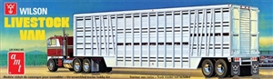 Wilson Livestock Van Trailer (1/25) (fs) Damaged Box