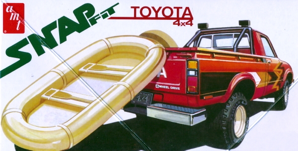 AMT 1980 Toyota HILUX Sr5 Pickup 125 Scale Model Kit Snap for sale online 