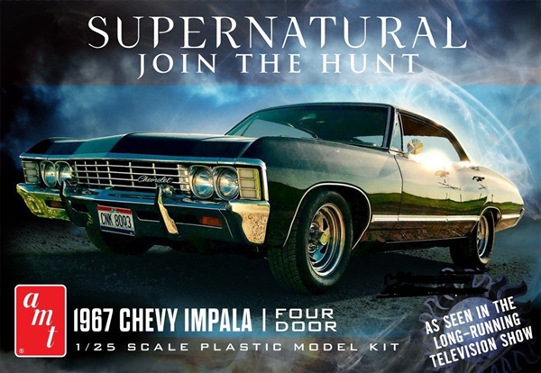 AMT 1967 Chevy Impala 4 Door Supernatural 1:25 scale model car kit 1124 