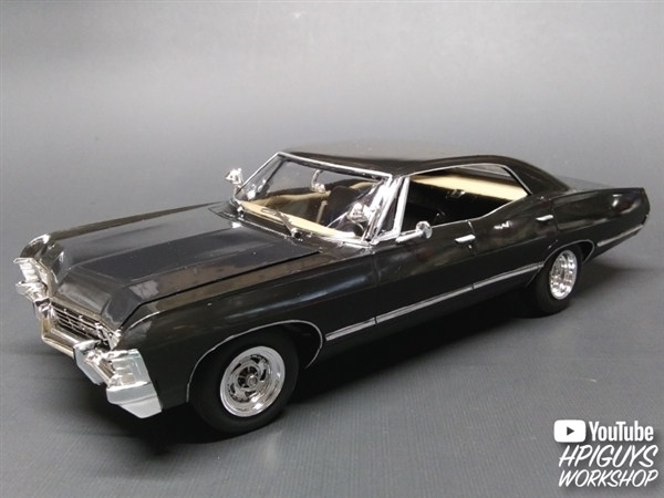 Supernatural 1967 Chevy Impala 4 door - 1:25 from AMT/Round