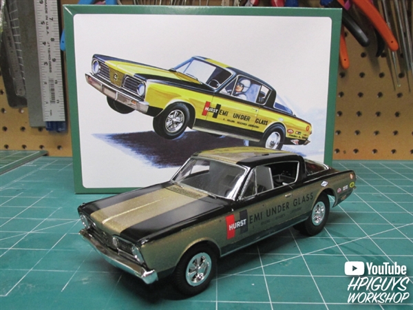 Skill 2 Model Kit 1966 Plymouth Barracuda Funny Car HEMI Under Glass 1/25 Scale for sale online 