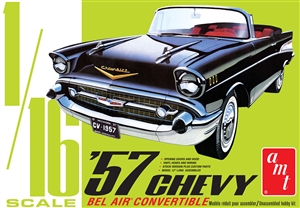 1957 Chevy Bel Air Convertible (2 'n 1) Stock or Custom (1/16) (fs)
