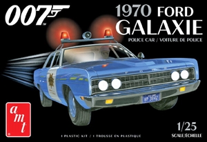1970 "007" Ford Galaxie 4-door Police Car Interceptor (2 'n 1) Stock or Police (1/25) (fs)