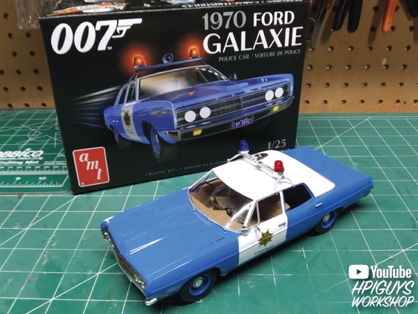 AMT 1970 Ford Galaxie 500 Interceptor Interior and Frame/Chassis Set 1/25 Scale 