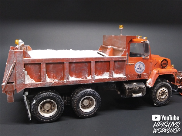 AMT Ford LNT-8000 Snow Plow 1/25 Frame Chassis Axle Rear End Tractor Truck Semi