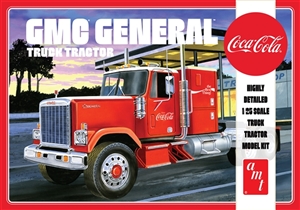 1976 GMC General "Coca-Cola" Semi Tractor (1/25) (fs) Damaged Box