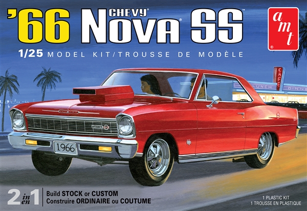 Details about   Amt 1966 Chevy Nova 1:25 Scale Model Car Parts radiator support firewall 