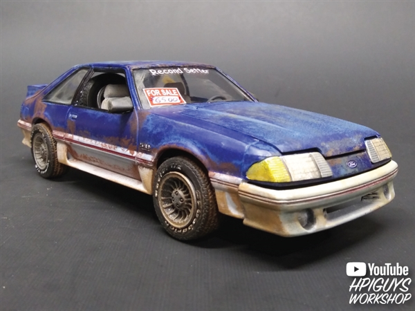 ATM 1988 Ford MustangGT Model Kit Scale 1/25 - for sale online AMT1216