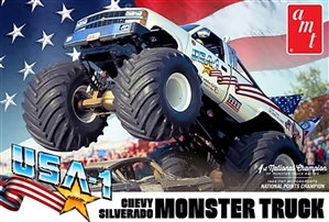 USA-1 Chevy Silverado Monster Truck (1/25) (fs)