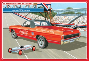 1968 Coca Cola El Camino with Soap Box Derby Car