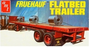 Fruehauf Flatbed Trailer with load  (1/25) (fs)