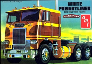 White Freightliner Dual Drive Cabover  (1/25) (fs)