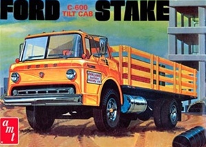 Ford C-600 Tilt Cab Stakebed Truck (1/25) (fs)