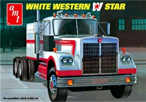 White Western Star Tractor (1/25) (fs) <br> Damaged Box
