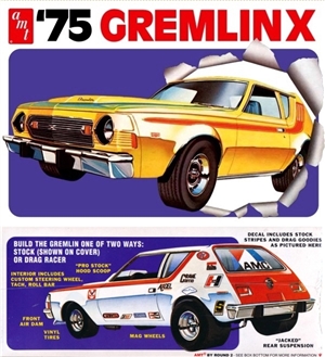 1975 AMC Gremlin (2 'n 1) Stock or Drag (1/25) (fs) Damaged Box