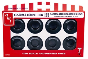 Custom and Competition "Jumbo Slicks" Racemaster Dragster Slicks (1/25) (fs)
