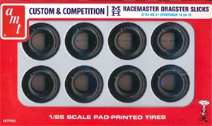 Custom and Competition "Small Slicks" Racemaster Dragster Slicks (1/25) (fs)