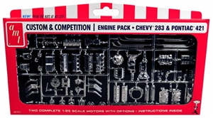 GM Engine Parts Pack Chevy 283 Pontiac 421 (1/25) (fs)