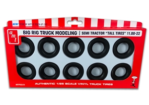 Big Rig Semi Tractor "Tall Tires" 11.00-22 Parts Pack (1/25) (fs)