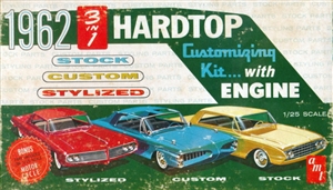 1962 Pontiac Bonneville Hardtop Styline Series (3 'n 1) Stock, Custom or Stylized (1/25)