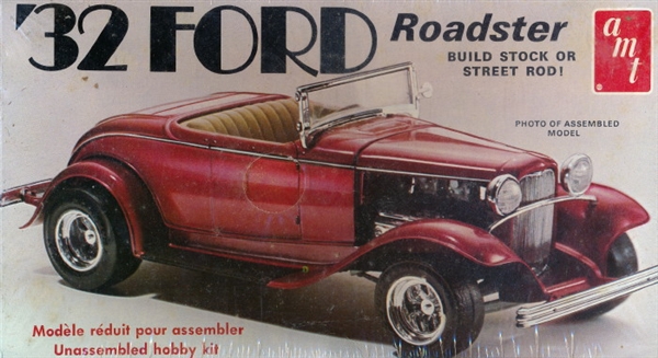 Old AMT 1932 Ford Roadster 2in1 Stock or Custom 1/25 Model Kit 1983 for sale online 
