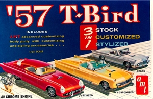 1957 Ford Thunderbird 2-Door Convertible (3 'n 1) Stock, Customized or Stylized (1/25) MINT