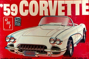 1959 Corvette (2 'n 1) stock or kustom (1/25) (fs) MINT