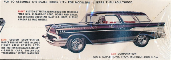 1/16 1957 CHEVROLET BEL AIR and NOMAD GAUGE FACES for 1/16 scale AMT model KITS 