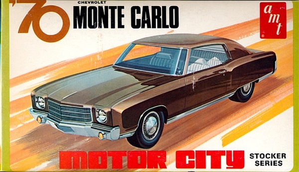 C3 1970 Chevy Monte Carlo Motor City AMT Built "model Car Mountain" for sale online