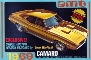 1969 Chevy Camaro 'Gene Winfield Customized' (3 'n 1) Drag, Stock or Custom (1/25) (fs) MINT