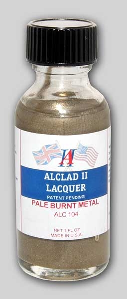 Alclad II  Pale Burnt Metal Lacquer for Plastic 1 oz bottle)