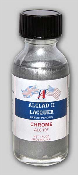 Alclad II  Chrome Lacquer for Plastic 1 oz bottle